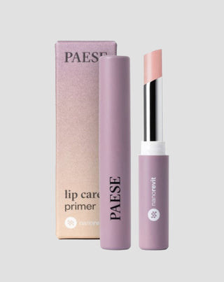 Verzorgende lippenbalsem met een subtiele roze tint, Nanorevit van Paese.