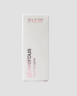 Vloeibare highlighter voor gezicht en lichaam Glowerous sparkle roos Paese