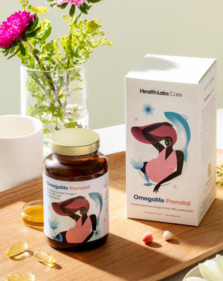 OmegaMe Prenatale Omega 3 DHA en EPA vetzuren uit vis met vitamine D3 Health Labs Care 60 capsules - 2