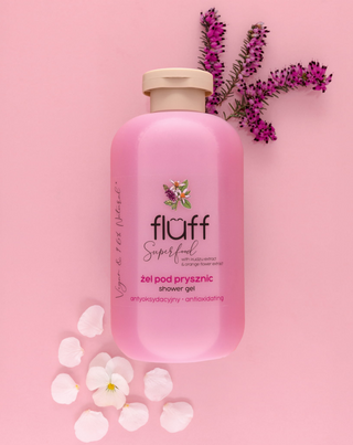 Douchegel met kudzu en oranjebloesem om het huidverouderingsproces te vertragen Fluff