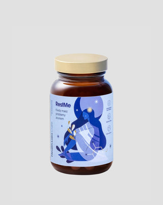 Supplement voor rustgevende slaap en verlichting van zenuwen RestMe 60 capsules Health Labs Care 60 capsules