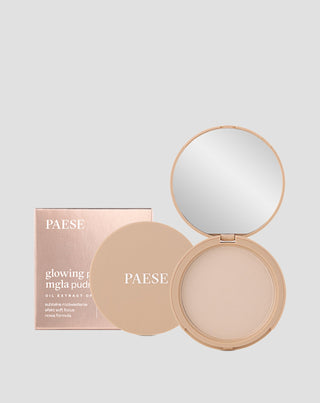 Oplichtende en gladmakende poedernevel voor een fluweelachtige afwerking in de kleur 11 licht beige van Paese - 1