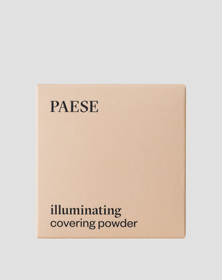 Glans gevende dekkende geperste poeder voor het gezicht kleur 1C warm beige Illuminating van Paese - 2