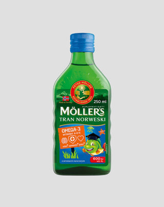 Moller's Noorse levertraan met vruchtensmaak en 600 IE vitamine D3 - 1