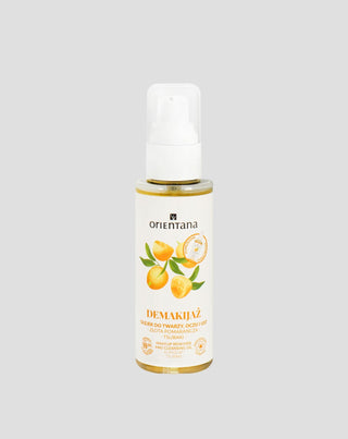 Orientana gouden sinaasappel en tsubaki gezichts- en oogmake-up remover olie - 1
