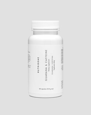 Guarana en cafeïne voor concentratie, focus en meer energie Nutridome 60 stuks