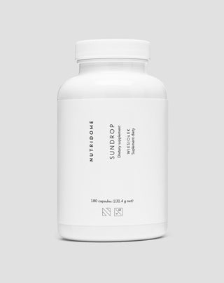 Teunisbloemolie 1000 mg met omega-6 en 9 voor een gezonde huid en verlaging van het LDL-cholesterol Nutridome 180 stuks.