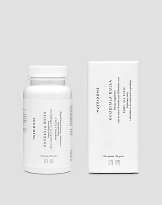 Voedingssupplement met extract van de wortel van Rhodiola Rosea Nutridome 60 capsules - 2
