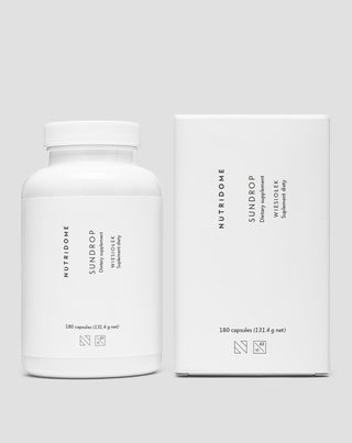 Teunisbloemolie 1000 mg met omega-6 en 9 voor een gezonde huid en verlaging van het LDL-cholesterol Nutridome 180 stuks.
