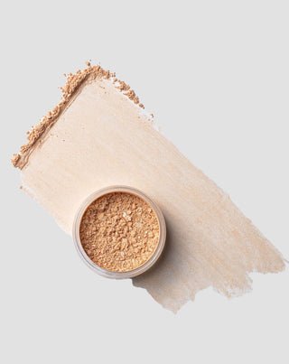 Losse highlighter poeder in champagnekleur, Paese