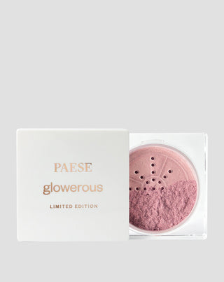 Poeder highlighter voor gezicht en lichaam Glowerous 01 rose Paese - 1