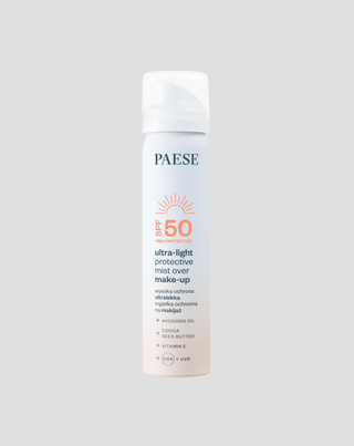 Ultralichte make-up beschermingsnevel met zonnefilter SPF50 van Paese - 1