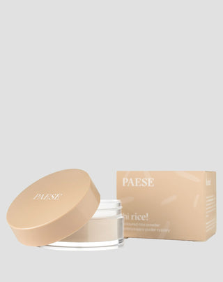 Fixerend en matterend los rijstpoeeder, lichte beige kleur Hi Rice van Paese - 4
