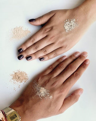 Fixerend en matterend los rijstpoeeder, lichte beige kleur Hi Rice van Paese - 2