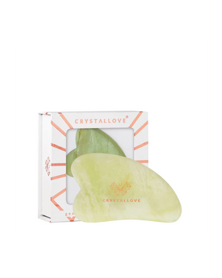 Gezichtsmassagesteen Gua Sha van jade, de steen van de jeugd, Crystallove - 1