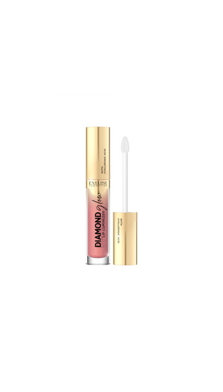 Glanslipgloss met hyaluronzuur nr. 04 Frambozen Sorbet Diamond Glow Lip Luminizer van Eveline - 1