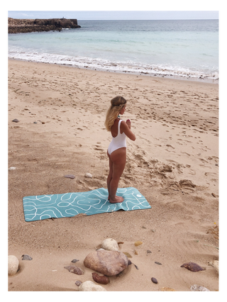 Rubberen en antislip yogamat Vibration Moonholi