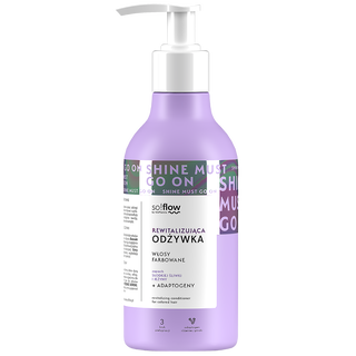 Revitaliserende conditioner voor gekleurd haar met extracten van braam en pruim van so!flow - 1