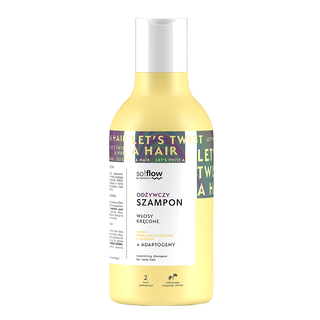 Voedende shampoo voor krullend haar in de geur van rijpe meloen met aloë vera dus! flow - 1