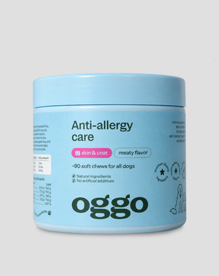 Aanvullend diervoeder voor allergieën en een gevoelige huid voor honden Anti-Allergy Care Oggo 180 g