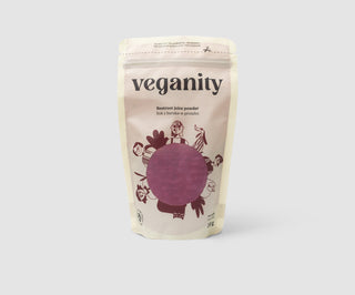 Bietensappoeder natuurlijke bron van ijzer en vitamine C en Veganity veganistische kleur 200 g