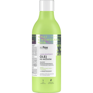 Verzachtende olie voor haar met lage porositeit en zonder volume, So!flow - 1