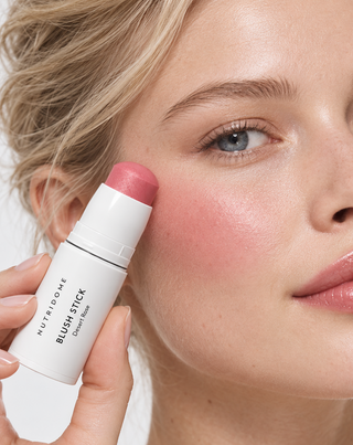 Make-upset voor gezicht en contouren: bronzer, blush en highlighter in stickvorm, Nutridome