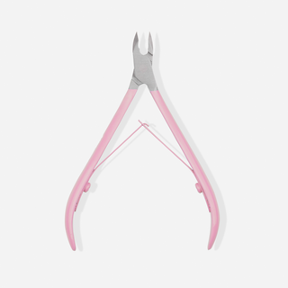 Professionele nagelriemknippers van 5 mm met een satijnen roze handvat van You Beauty - 1