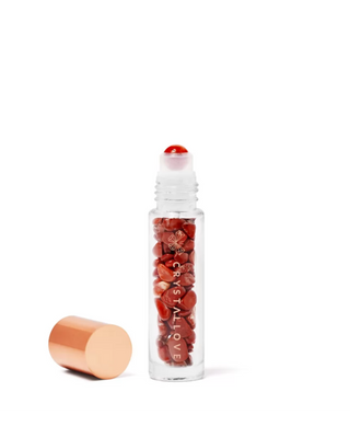 Flesje met rode jaspis-kristallen voor olie - Crystallove - 1