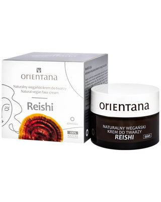 Orientana natuurlijke vegan dag gezichtscrème met reishi paddenstoelen - 2