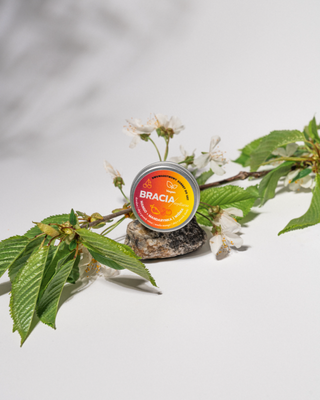 Fruitige sorbet voor droge en gesprongen lippen, kers, mango en mandarijn, Bracia Mydlarze - 3