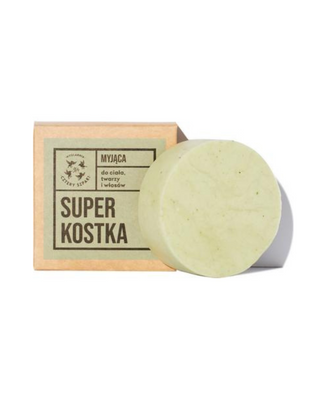 Vegan superfood wash voor lichaam, gezicht en haar met sheaboter Four Starlings Soap Factory - 1