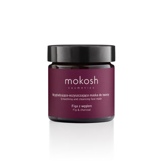 Gladmakend en Reinigend Gezichtsmasker Fig met Koolstof Mokosh 60 ml