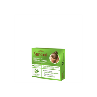 Transparante gezichtsontharingsstrips met groene thee Sensual Joanna - 1
