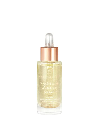 Gezichtsserum met bergkristal en vijgcactus, genaamd Clear Quartz Shimmer Serum van Crystallove