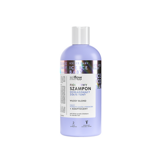 Violette shampoo om gele tinten af te koelen voor blond haar met veganistische keratine dus!flow - 1