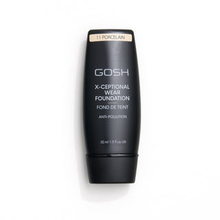 Foundation met medium dekking en langdurige werking, X-Ceptional Wear, kleur 11 Porselein  van Gosh
