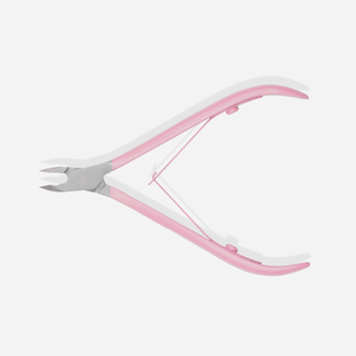 Professionele nagelriemknippers van 5 mm met een satijnen roze handvat van You Beauty - 3
