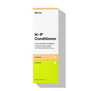 Hennepconditioner met probiotica om het microbioom van haar en hoofdhuid te regenereren H+P Dermz