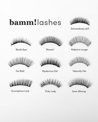 Herbruikbare 2D kunstwimpers, licht en zacht, Picky Lady Bamm!Lashes - 3