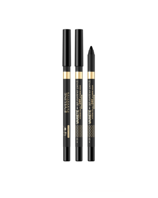 Gel potlood eyeliner met een zachte, intens gepigmenteerde formule, nr. 01 Zwart, Variete, Eveline - 1