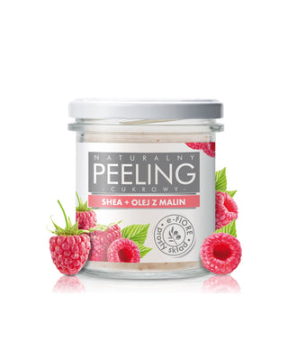 Natuurlijke frambozenscrub met sheaboter voor een doffe huid E-Fiore - 1