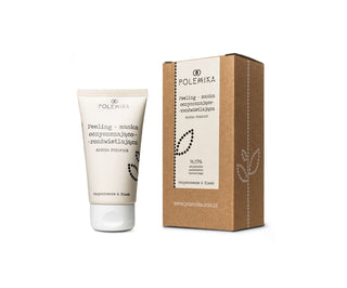 Peelingmasker dat reinigt en verheldert op basis van matcha thee, Polemika - 1