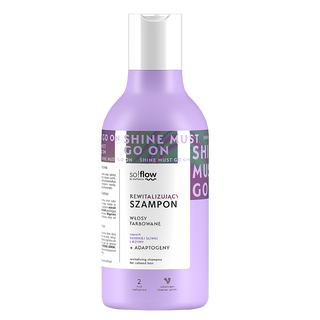 Revitaliserende shampoo voor geverfd haar met bramen- en pruimenextracten van so!flow - 1
