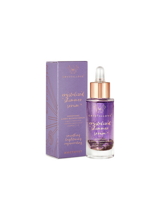 Gezichtsserum met amethist en bakuchiol - Amethyst shimmer serum Crystallove