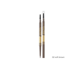 Ultraprecies vormgevend wenkbrauwpotlood nr. 02 zachtbruin Micro Precise Brow Pencil Eveline