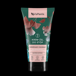 Verfrissende en verkoelende voetcrème met ginkgo biloba-extract Vis Plantis - 1