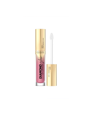 Lipgloss met hyaluronzuur, nummer 05 Toffee Diamond Glow Lip Luminizer van Eveline - 1