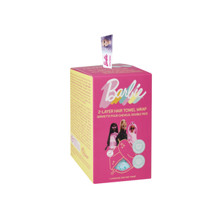 Dubbelzijdige haarhanddoek in turbanstijl van Barbie, genaamd \