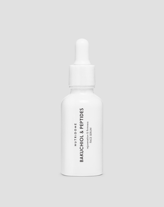 Serum met bakuchiol en peptiden voor rimpels en een stevigere huid, plantaardig alternatief voor retinol Nutridome